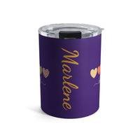 Load image into Gallery viewer, "Be Kind Hearts" 2 - Tumbler 10oz - PERSONALIZED