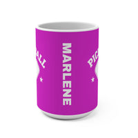 Load image into Gallery viewer, "Pickleball Crossed Paddles" 1 - Ceramic Mug 15oz - PERSONALIZED
