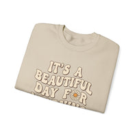 Load image into Gallery viewer, "It's a Beautiful Day For Learning" 2 - Gildan 18000 Crewneck Sweatshirt