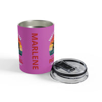 Load image into Gallery viewer, "That's What I Do I Play Pickleball and I Know Things" 3 - Tumbler 10oz - PERSONALIZED
