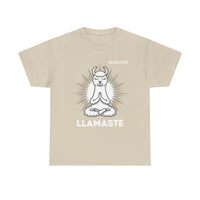 Load image into Gallery viewer, "Llamaste" 4 - Gildan 5000 Heavy Cotton Tee - PERSONALIZED