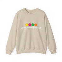 Load image into Gallery viewer, "All We Need Is Pickleball" 1 - Gildan 18000 Crewneck Sweatshirt