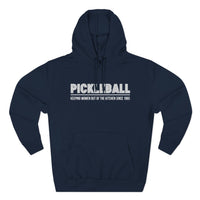 Load image into Gallery viewer, "Pickleball Keeping Women Out Of The Kitchen Since 1965" 1 - Lane Seven LS14001 Premium Hooded Sweatshirt