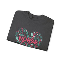 Load image into Gallery viewer, "Nurse Heart Tools" 2 - Gildan 18000 Crewneck Sweatshirt