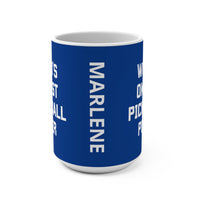 Load image into Gallery viewer, "World's Okayest Pickleball Player" 1 - Ceramic Mug 15oz - PERSONALIZED