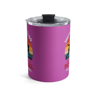 Load image into Gallery viewer, "That's What I Do I Play Pickleball and I Know Things" 3 - Tumbler 10oz - PERSONALIZED