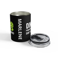 Load image into Gallery viewer, "Dink Responsibly Don't Get Smashed" 2 - Tumbler 10oz - PERSONALIZED