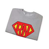 Load image into Gallery viewer, "RN Superhero Shield" 1 - Gildan 18000 Crewneck Sweatshirt
