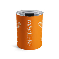 Load image into Gallery viewer, "Bee Kind" 2 - Tumbler 10oz - PERSONALIZED