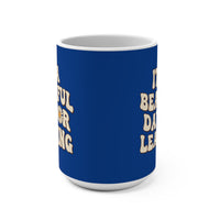 Load image into Gallery viewer, "It's a Beautiful Day For Learning" 15oz Ceramic Mug 2 — Daisy &amp; Flower Design | Teacher &amp; Classroom Gift | Printed On Demand