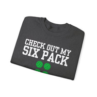 Load image into Gallery viewer, "Check Out My Six Pack" 1 - Gildan 18000 Crewneck Sweatshirt