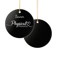 Load image into Gallery viewer, "Physical Therapy" 20a - 3 inch Ceramic Ornament - PERSONALIZED