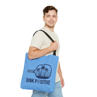 Load image into Gallery viewer, "Dink Positive" 2 - Canvas Tote 18" x 18"