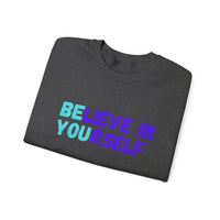Load image into Gallery viewer, "Believe in Yourself BE YOU" 4 - Gildan 18000 Crewneck Sweatshirt