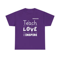 Load image into Gallery viewer, "Teach Love Inspire" 2 - Gildan 5000 Heavy Cotton Tee - PERSONALIZED