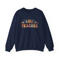 Load image into Gallery viewer, "Teacher. Teach Them. Love Them. Watch Them Grow." 3 - Gildan 18000 Crewneck Sweatshirt