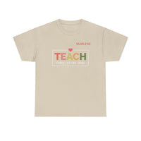 Load image into Gallery viewer, "Teach Them To Be Kind" 1 - Gildan 5000 Heavy Cotton Tee - PERSONALIZED