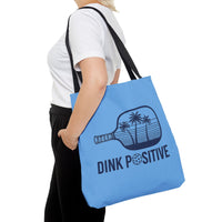 Load image into Gallery viewer, "Dink Positive" 2 - Canvas Tote 18" x 18"