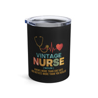Load image into Gallery viewer, "Vintage Nurse" 1 - Tumbler 10oz