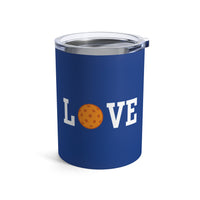 Load image into Gallery viewer, "Love Pickleball" 1 - Orange - Tumbler 10oz