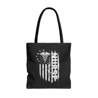 Load image into Gallery viewer, "Nurse Flag" 1 - Canvas Tote 18" x 18"