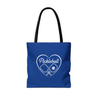 Load image into Gallery viewer, "Pickleball With Heart" 3 - Canvas Tote 18" x 18"