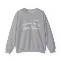 Load image into Gallery viewer, "Physical Therapy" 17a - Gildan 18000 Crewneck Sweatshirt - PERSONALIZED