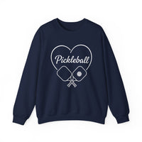 Load image into Gallery viewer, "Pickleball With Heart" 2 - Gildan 18000 Crewneck Sweatshirt