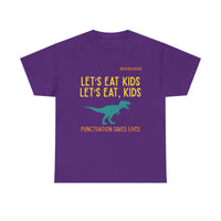 Load image into Gallery viewer, "Let's Eat Kids. Let's Eat, Kids." 1 - Gildan 5000 Heavy Cotton Tee - PERSONALIZED
