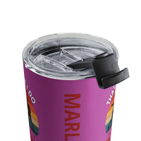 Load image into Gallery viewer, "That's What I Do I Play Pickleball and I Know Things" 3 - Tumbler 10oz - PERSONALIZED