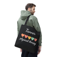 Load image into Gallery viewer, "Physical Therapy" 06a - Canvas Tote 18" x 18" - PERSONALIZED
