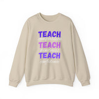 Load image into Gallery viewer, "Teach Compassion. Teach Kindness. Teach Confidence." 1 - Gildan 18000 Crewneck Sweatshirt