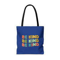 Load image into Gallery viewer, "Be Kind Repeated" 2 - Canvas Tote 18" x 18" - PERSONALIZED