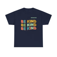 Load image into Gallery viewer, "Be Kind Repeated" 2 - Gildan 5000 Heavy Cotton Tee - PERSONALIZED