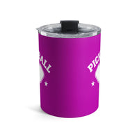 Load image into Gallery viewer, "Pickleball Crossed Paddles" 1 - Tumbler 10oz - PERSONALIZED