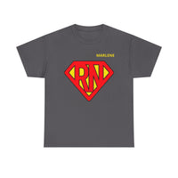 Load image into Gallery viewer, "RN Superhero Shield" 1 - Gildan 5000 Heavy Cotton Tee - PERSONALIZED