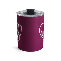 Load image into Gallery viewer, "Nurse Heart Stethoscope" 4 - Tumbler 10oz - PERSONALIZED