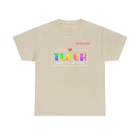 Load image into Gallery viewer, "Teach Them To Be Kind" 2 - Gildan 5000 Heavy Cotton Tee - PERSONALIZED