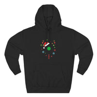 Load image into Gallery viewer, "Pickleball Paddle Santa Hat" 1 - Lane Seven LS14001 Premium Hooded Sweatshirt