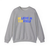 Load image into Gallery viewer, "Believe in Yourself BE YOU" 5 - Gildan 18000 Crewneck Sweatshirt