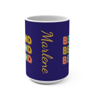 Load image into Gallery viewer, "Be Kind Repeated" 2 - Ceramic Mug 15 oz - PERSONALIZED