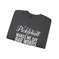 Load image into Gallery viewer, "Pickleball Makes Me Say Bad Words" 2 - Gildan 18000 Crewneck Sweatshirt