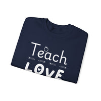 Load image into Gallery viewer, "Teach Love Inspire" 2 - Gildan 18000 Crewneck Sweatshirt