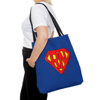 Load image into Gallery viewer, "RN Superhero Shield" 1 - Canvas Tote 18" x 18"
