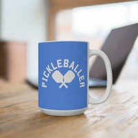 Load image into Gallery viewer, "Pickleballer" 2 - Ceramic Mug 15oz - PERSONALIZED