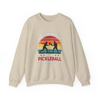 Load image into Gallery viewer, "That's What I Do I Play Pickleball and I Know Things" 3 - Gildan 18000 Crewneck Sweatshirt