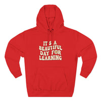 Load image into Gallery viewer, "It's a Beautiful Day for Learning" 2 - Lane Seven LS14001 Premium Hooded Sweatshirt