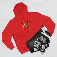 Load image into Gallery viewer, "Pickleball Paddle Santa Hat" 1 - Lane Seven LS14001 Premium Hooded Sweatshirt