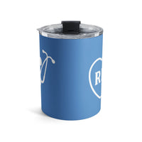 Load image into Gallery viewer, "RN Stethoscope Heart" 1 - Tumbler 10oz - PERSONALIZED