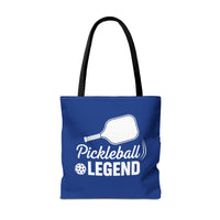 Load image into Gallery viewer, "Pickleball Legend" 1 - Canvas Tote 18" x 18" - PERSONALIZED